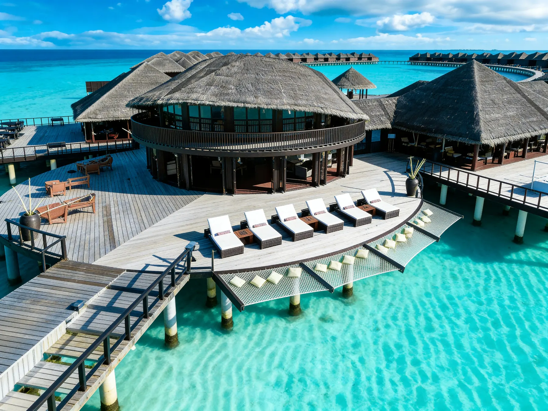 Overwater villas
